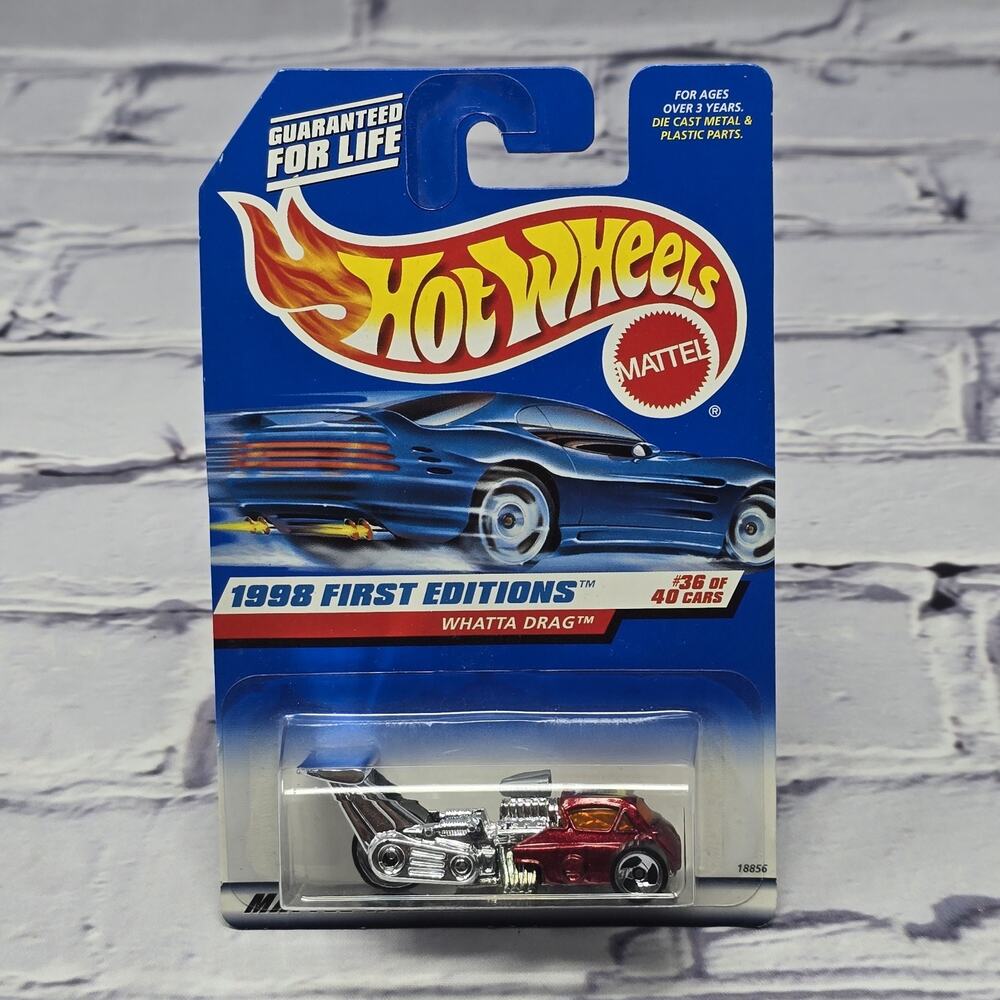 Hot Wheels - 1998 First Editions - Whatta Drag - Collector #673